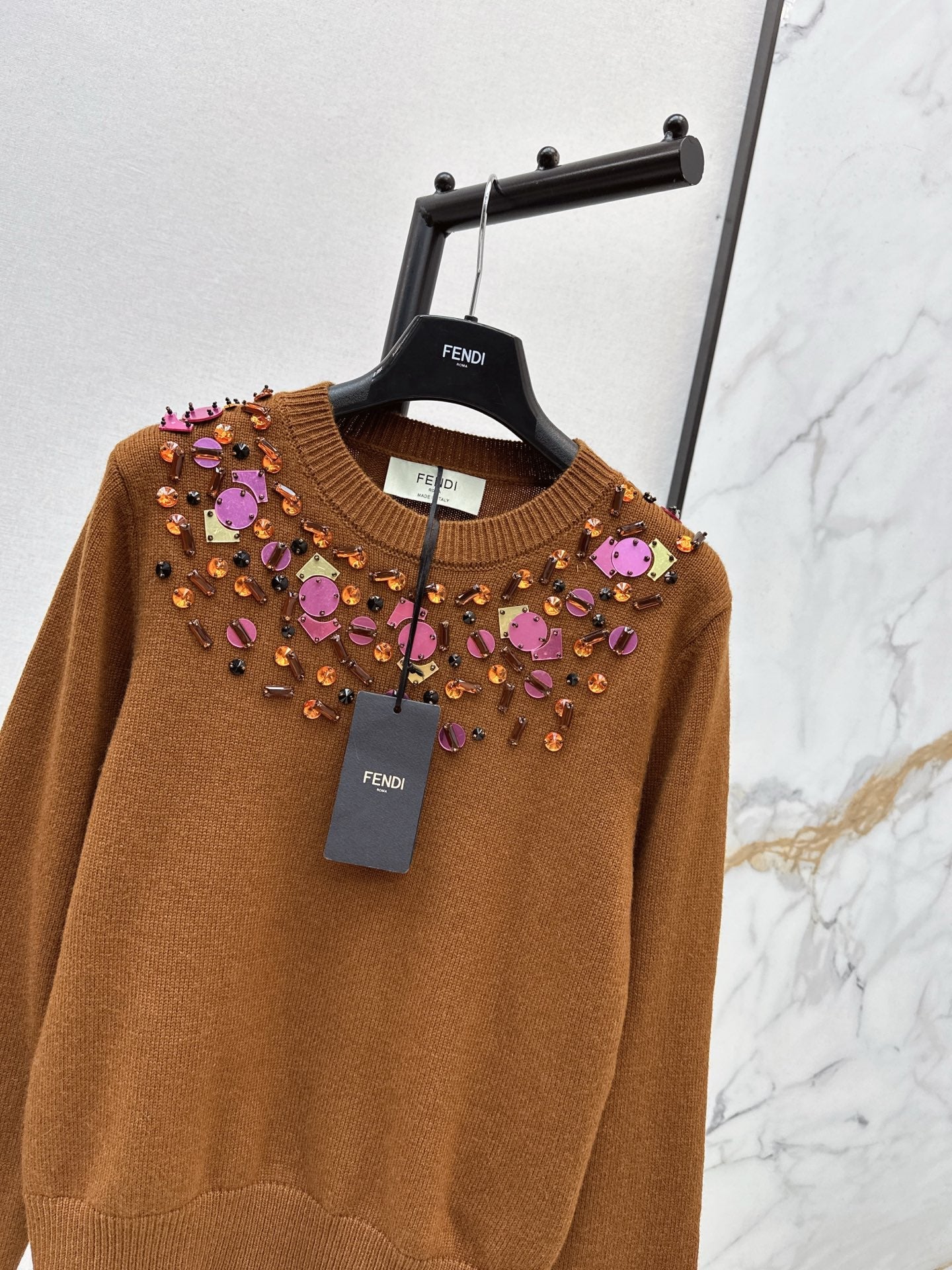 Fend NEW Beaded sweater