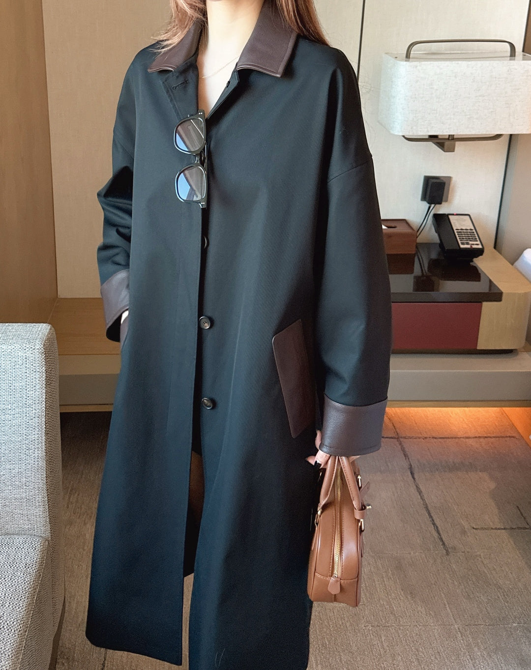 Herm NEW goatskin overcoats