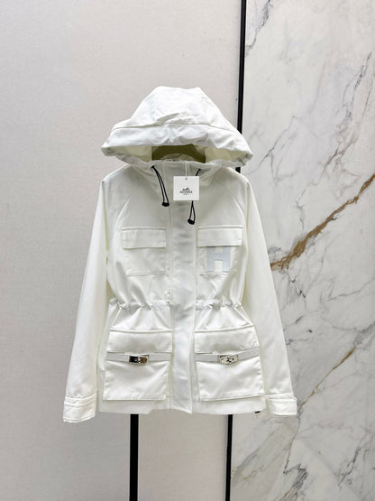 Herm NEW Hooded trench coat