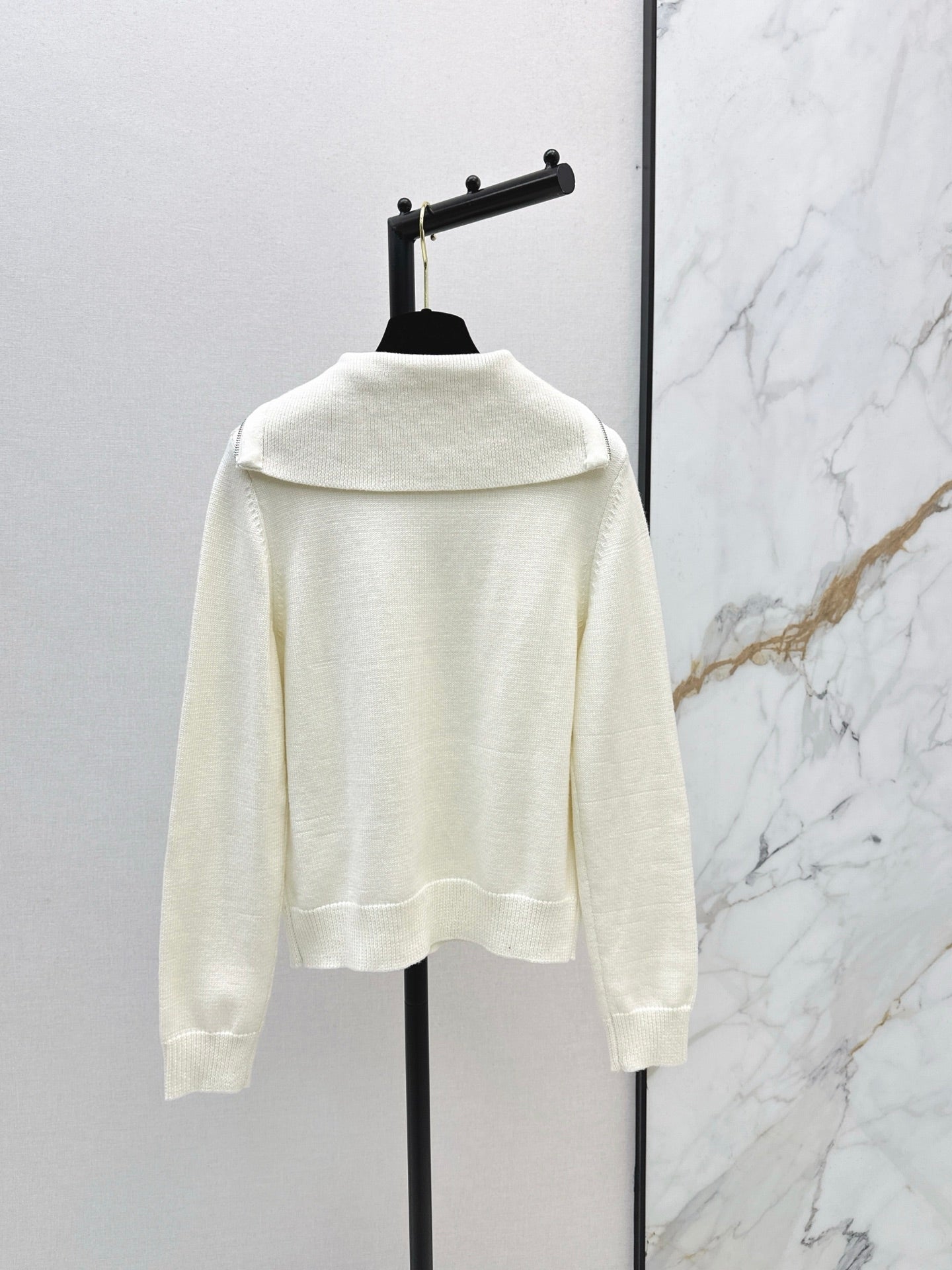 Chan NEW zip knitted sweater