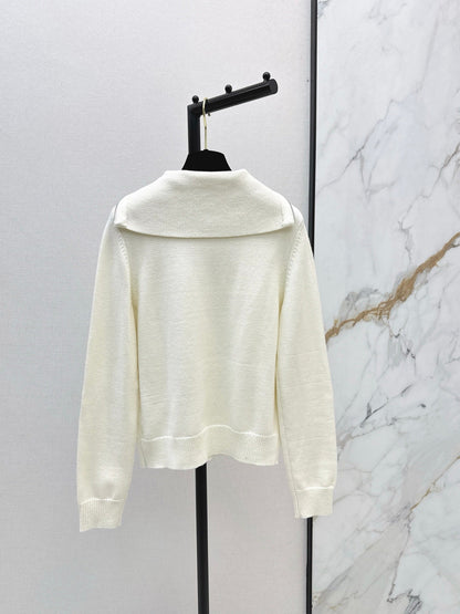 Chan NEW zip knitted sweater