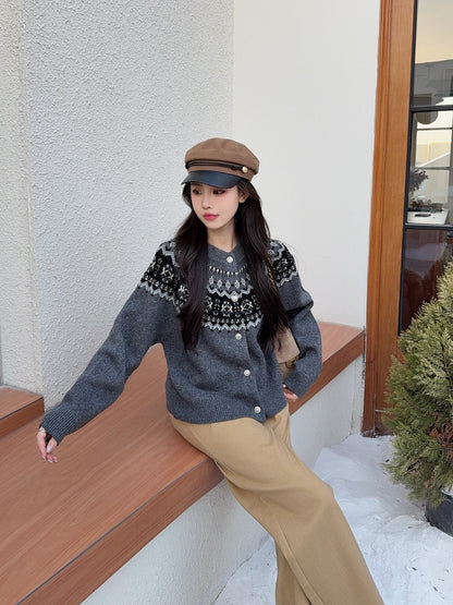 Loro NEW Fair Isle cardigan