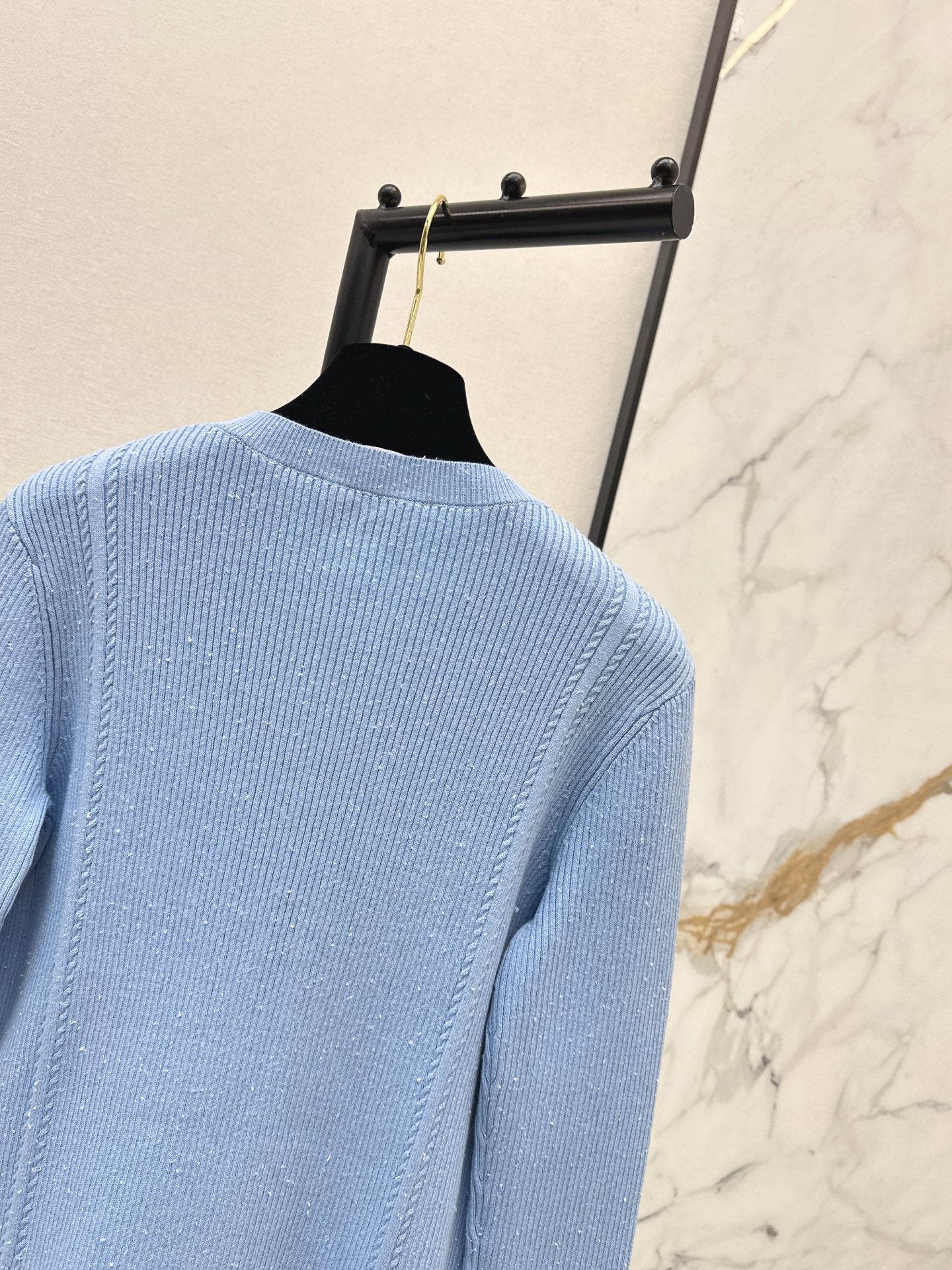 Chan NEW Jacquard knit cardigan