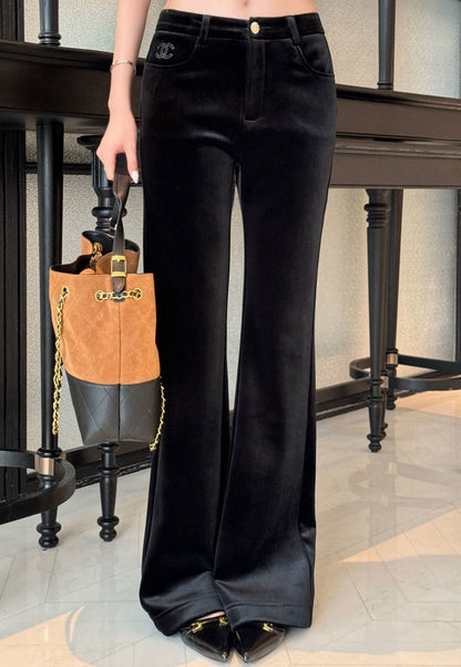 Chan NEW Velvet flared pants