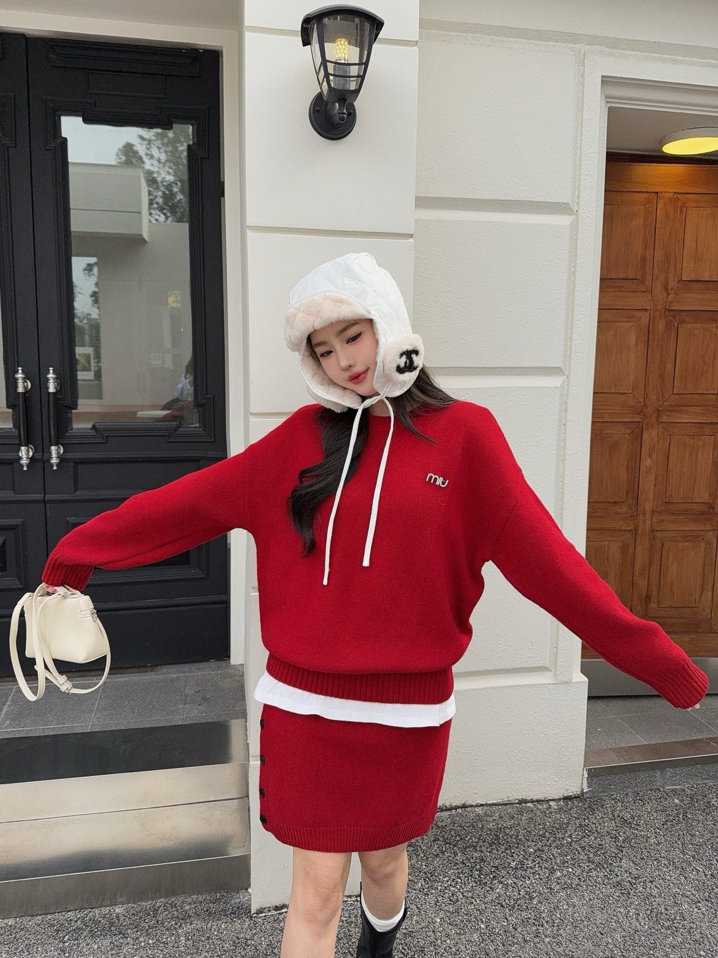 Miu NEW knitted suit