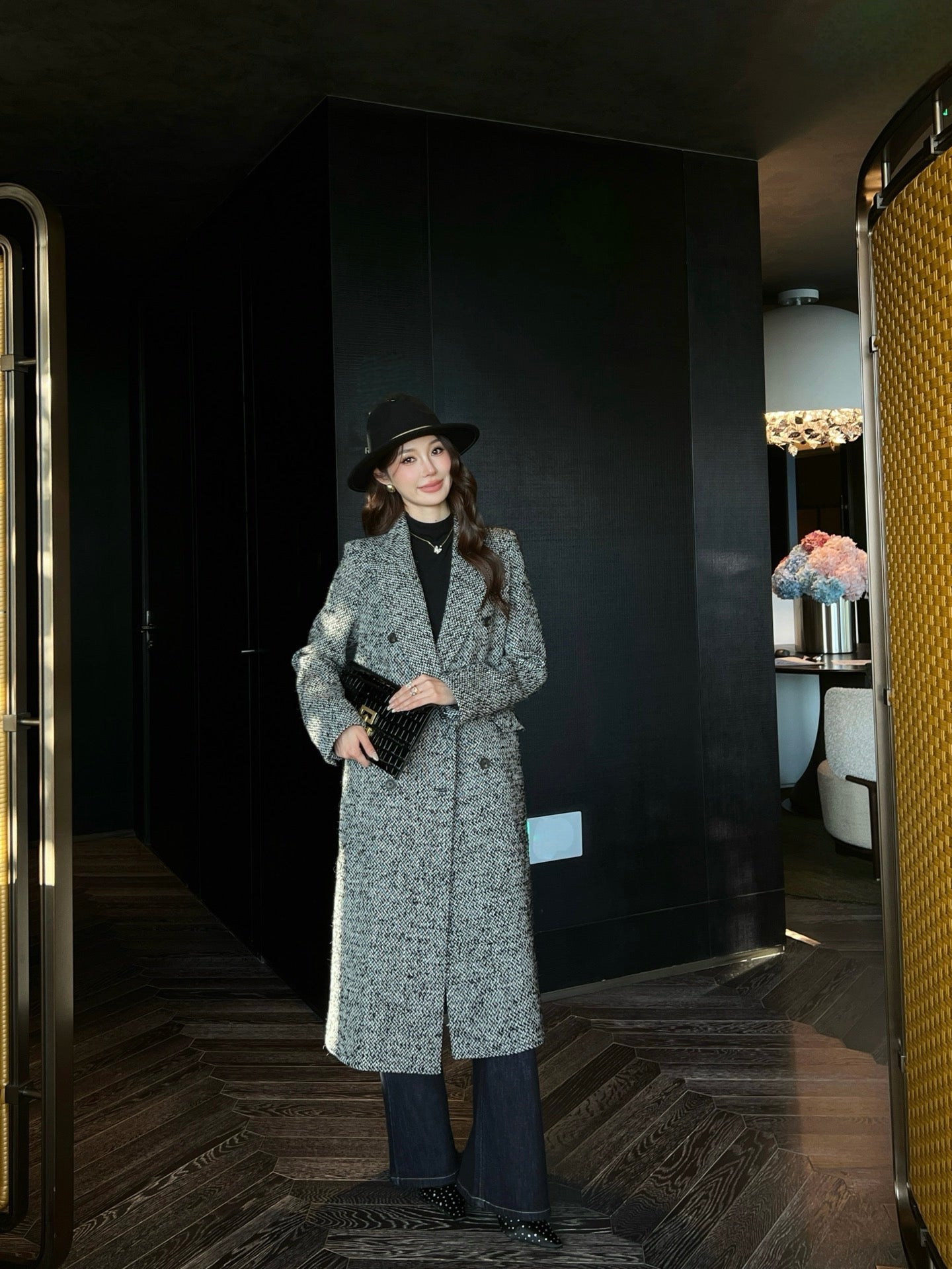 Brun NEW  tweed overcoats