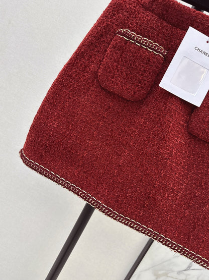 Chan NEW woven skirt