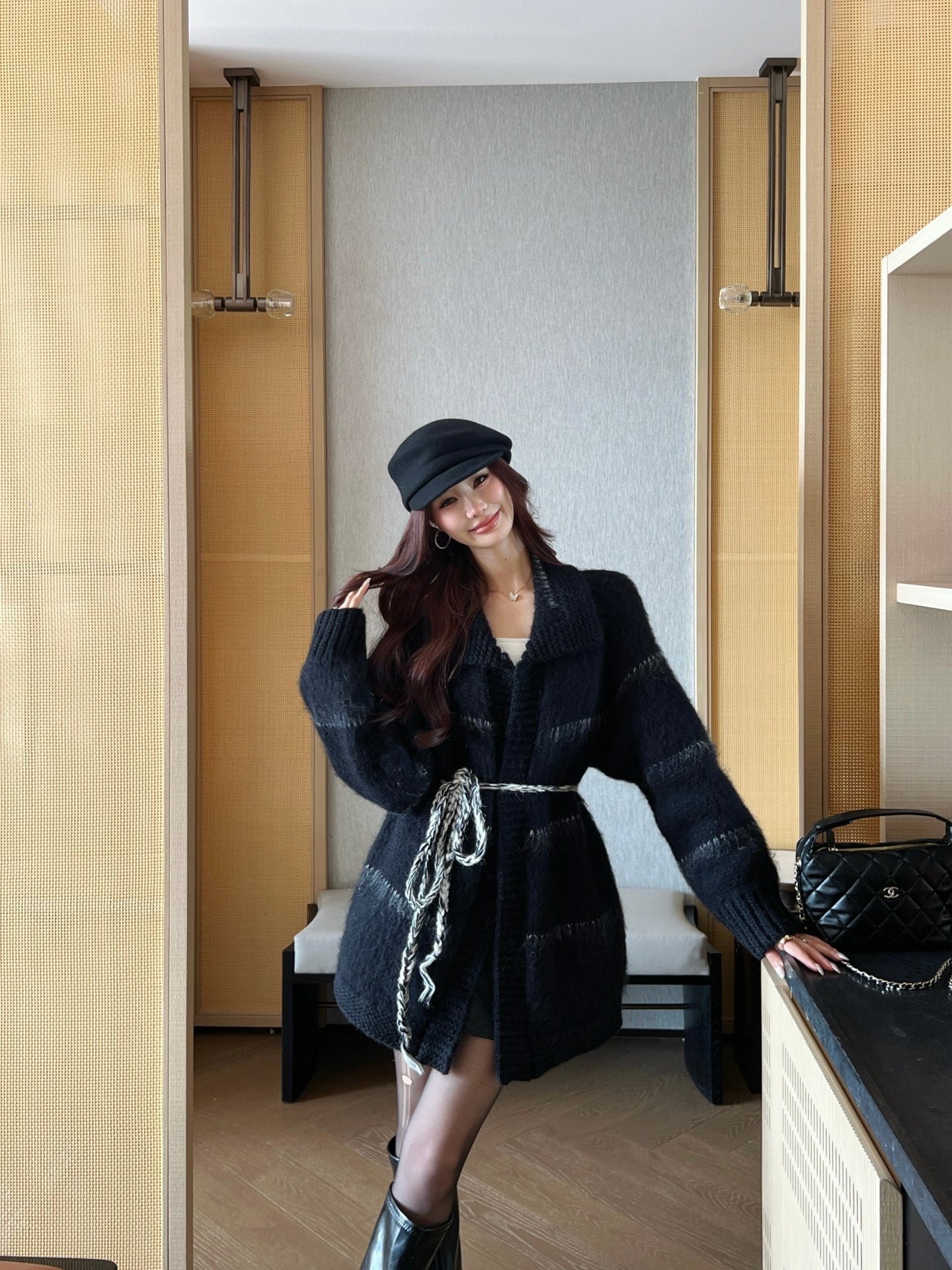 Chan NEW belted cardigan