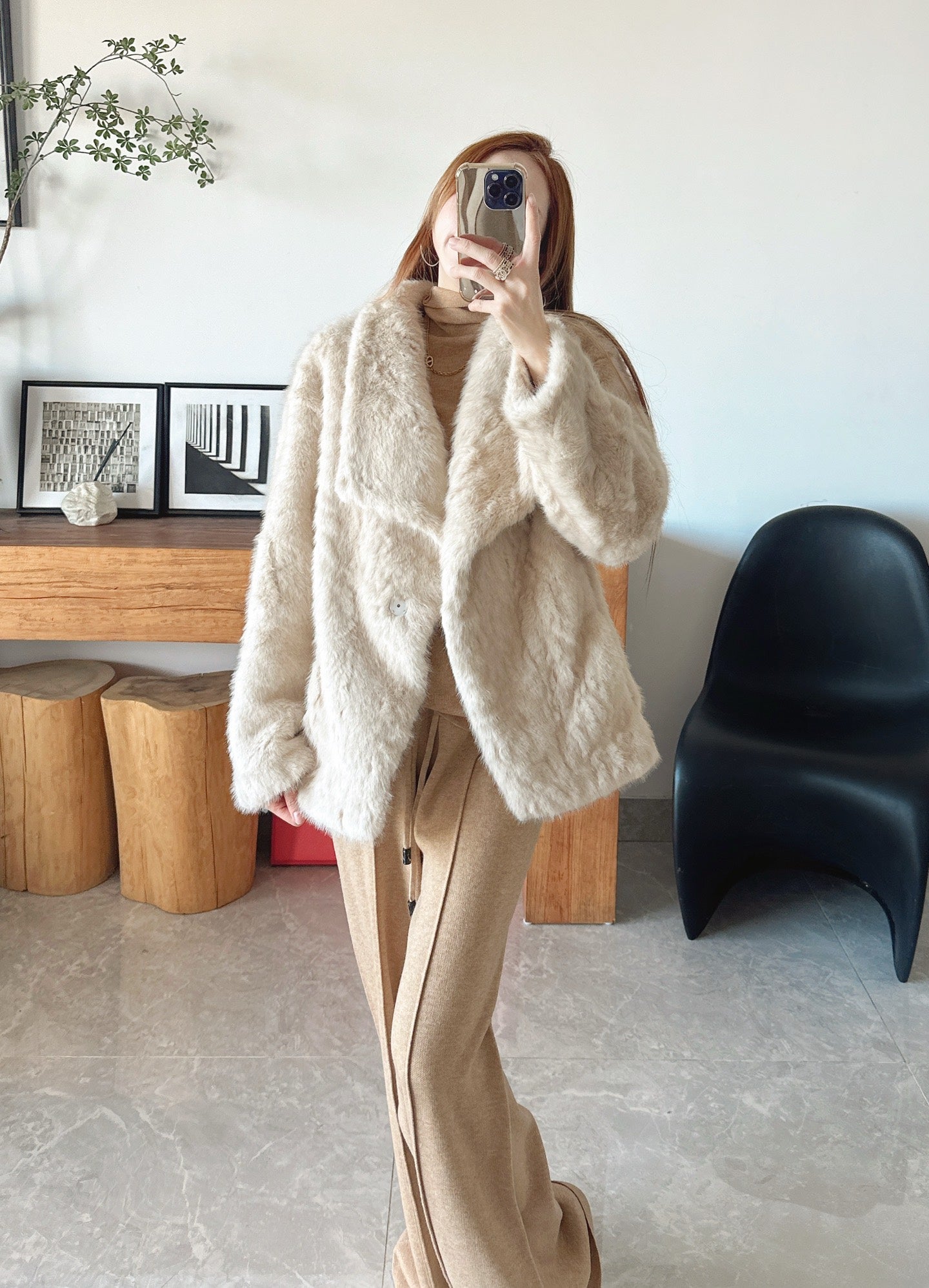 Fend NEW fur fleece jacket