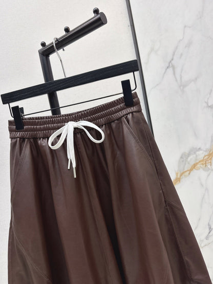 Row NEW leather skirt