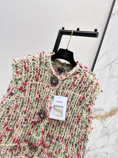 Chan NEW vintage knitted Vest