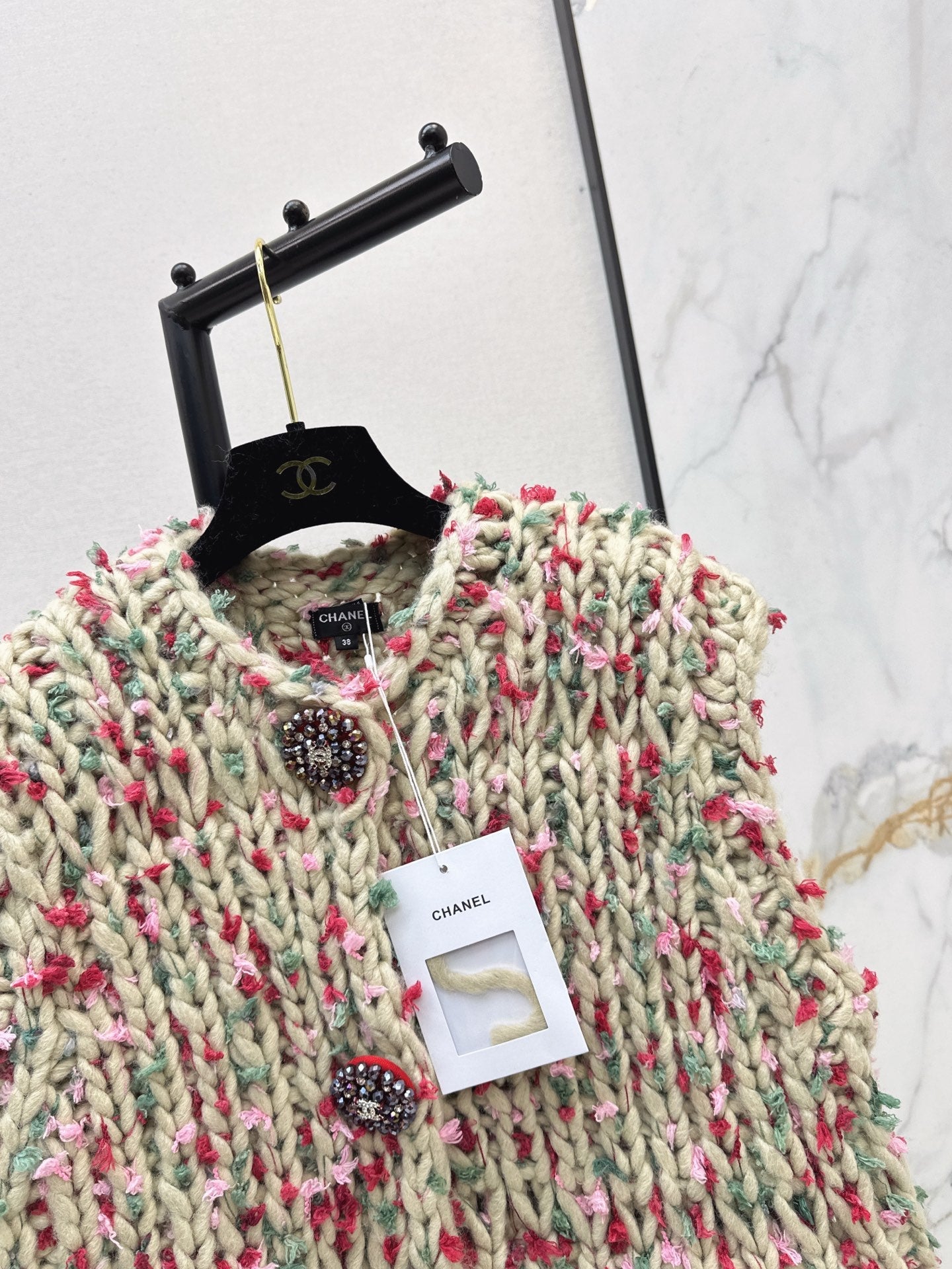 Chan NEW vintage knitted Vest