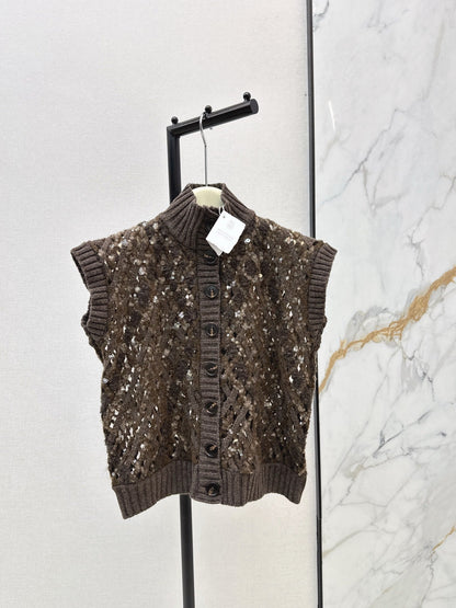 Brun NEW sequined vest