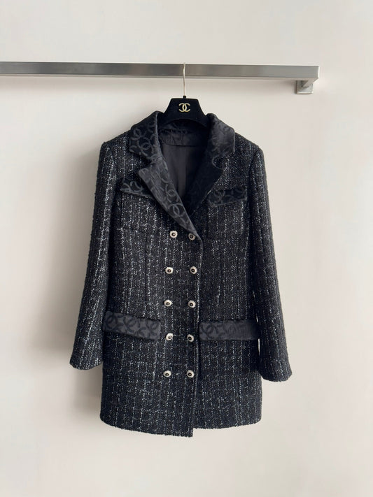 Chan NEW Jacquard tweed jacket