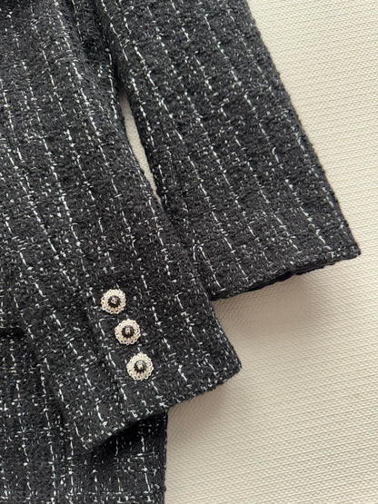 Chan NEW Jacquard tweed jacket