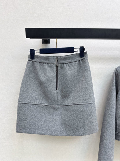 Louis NEW Woolen jacket  skirt set