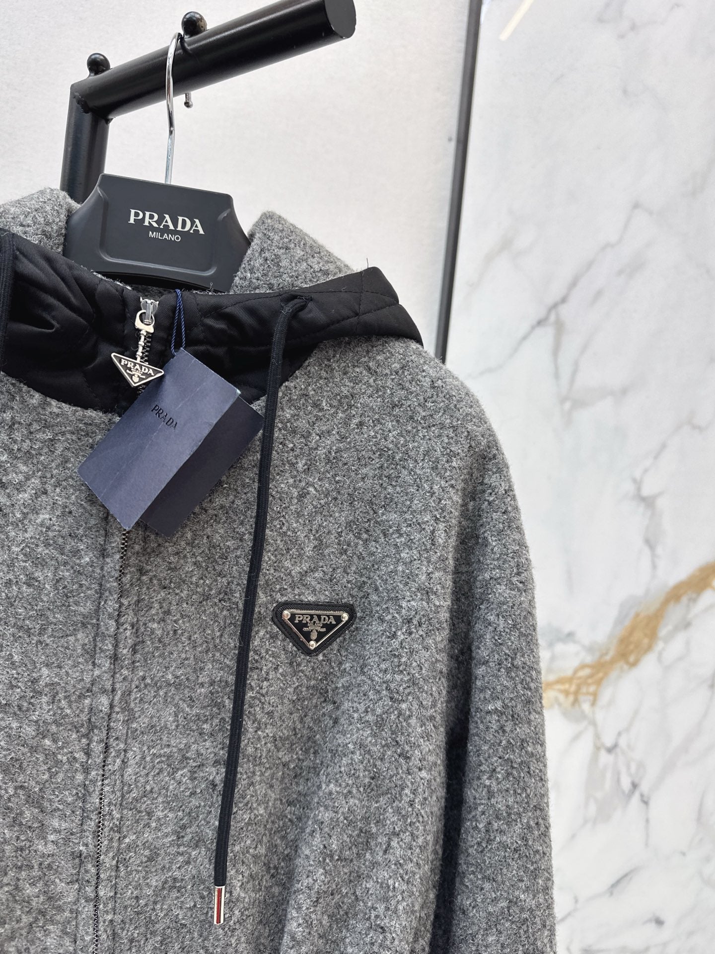 Pra NEW Hooded woolen jacket