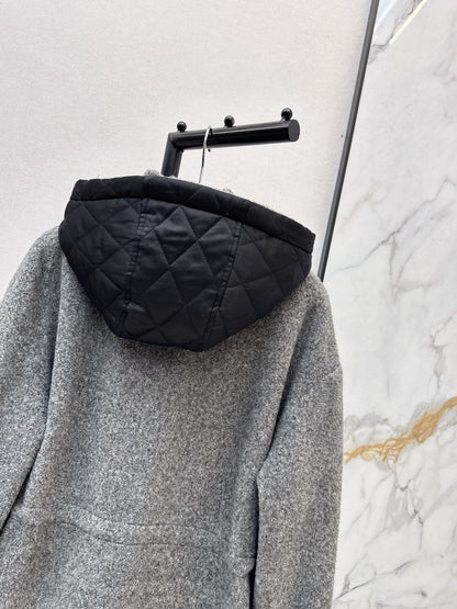 Pra NEW Hooded woolen jacket