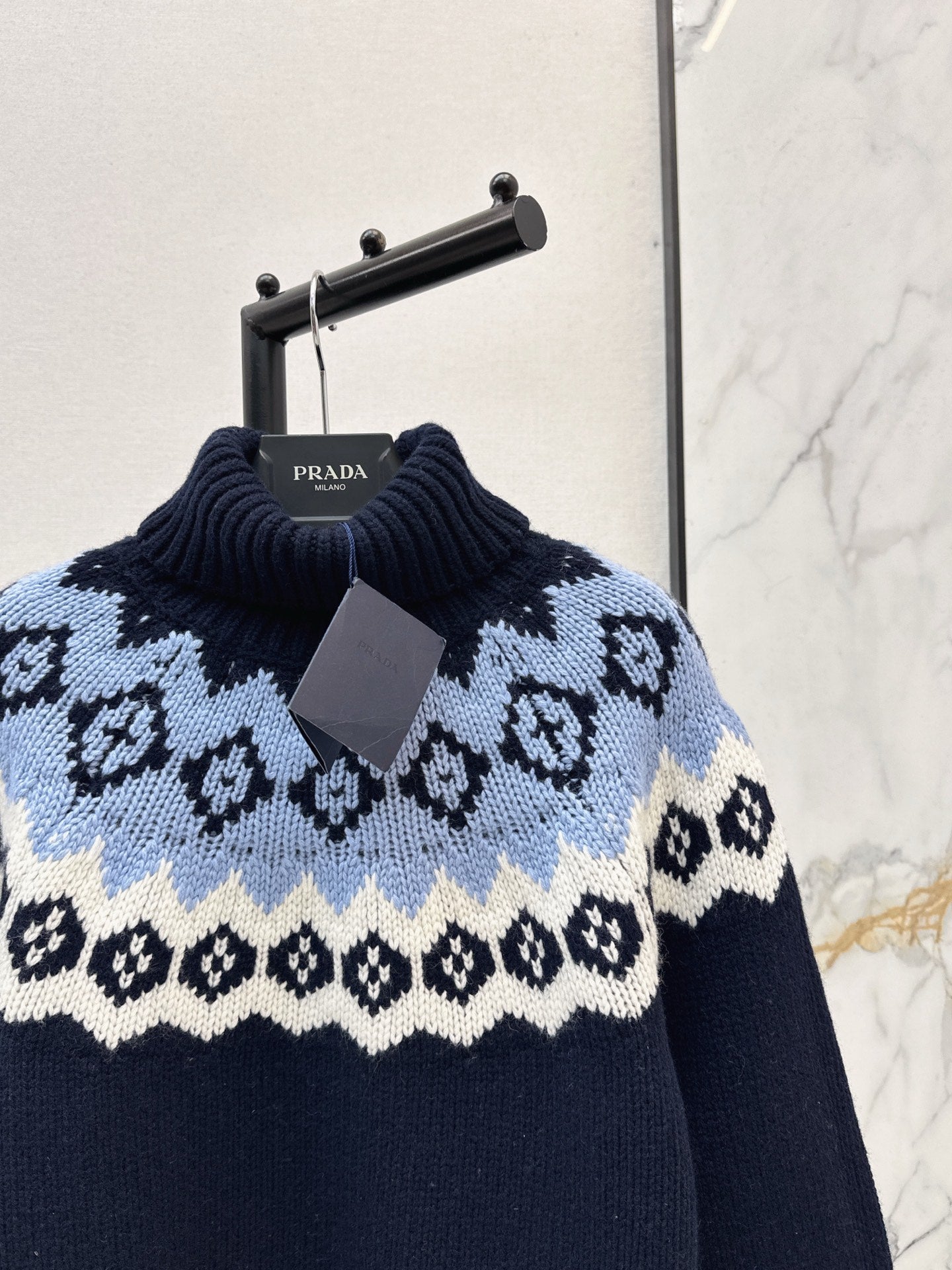Pra NEW Fair Isle jacquard sweater