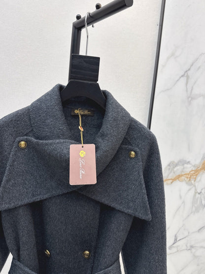 Loro NEW woolen belted coat
