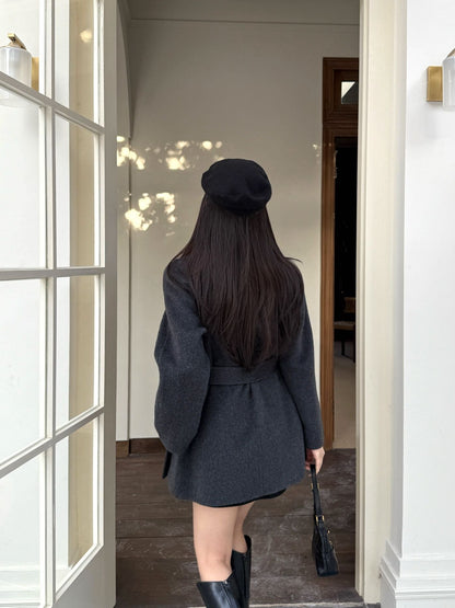 Loro NEW woolen belted coat