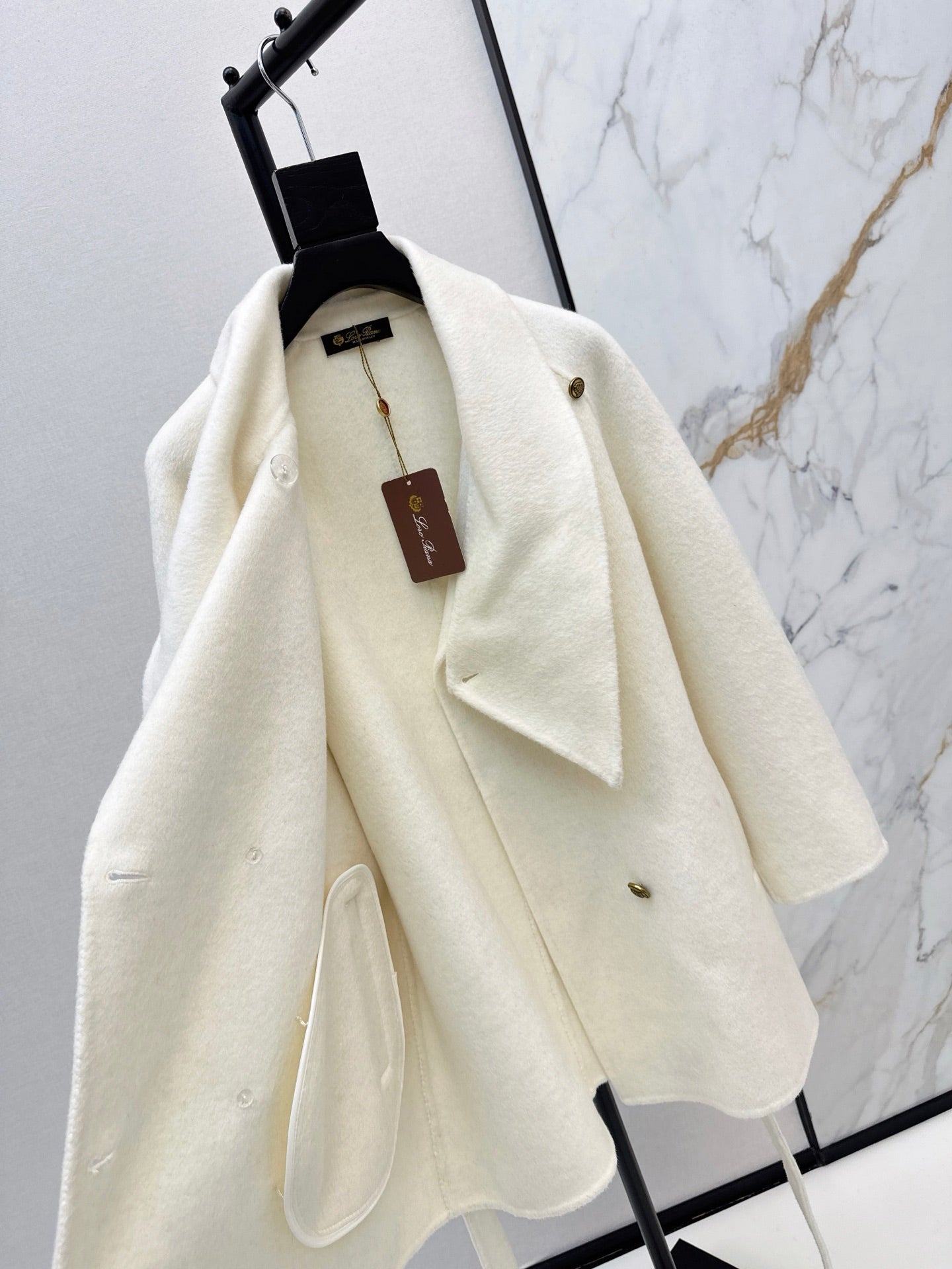 Loro NEW woolen belted coat