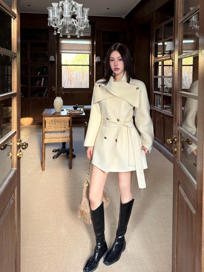 Loro NEW woolen belted coat