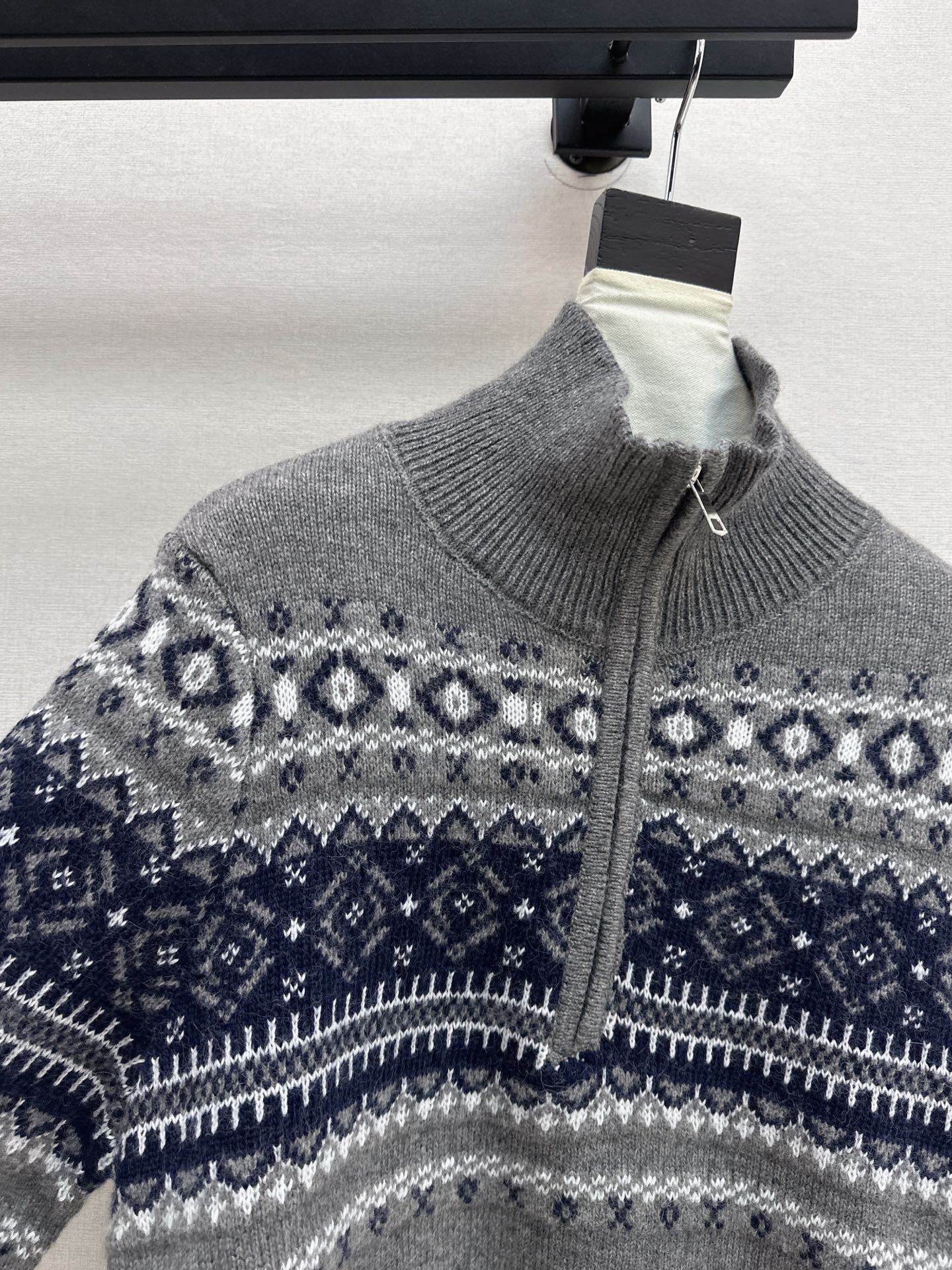 Loro NEW fair Isle zipper sweater