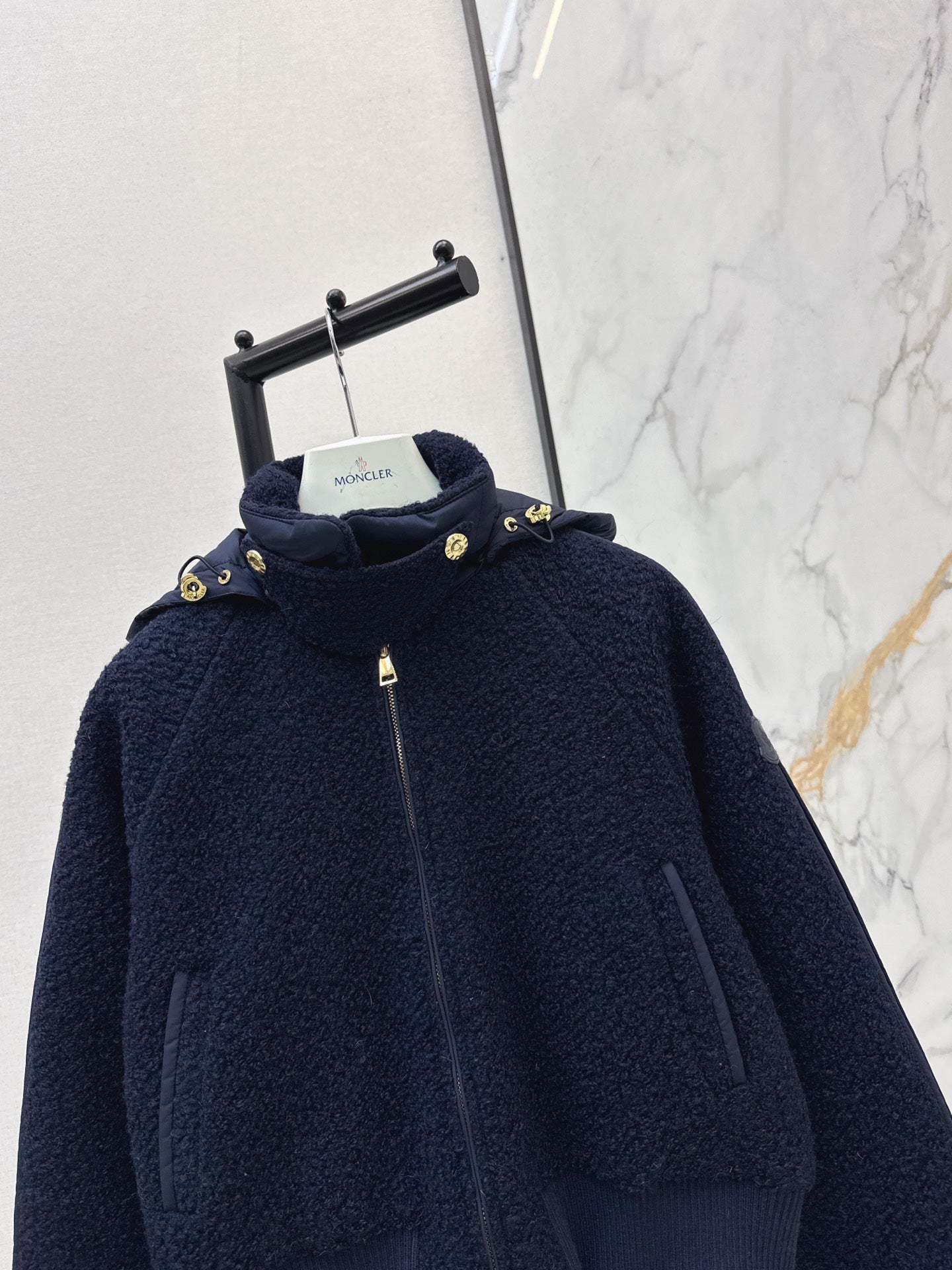 Monc NEW Hooded baseball jacket