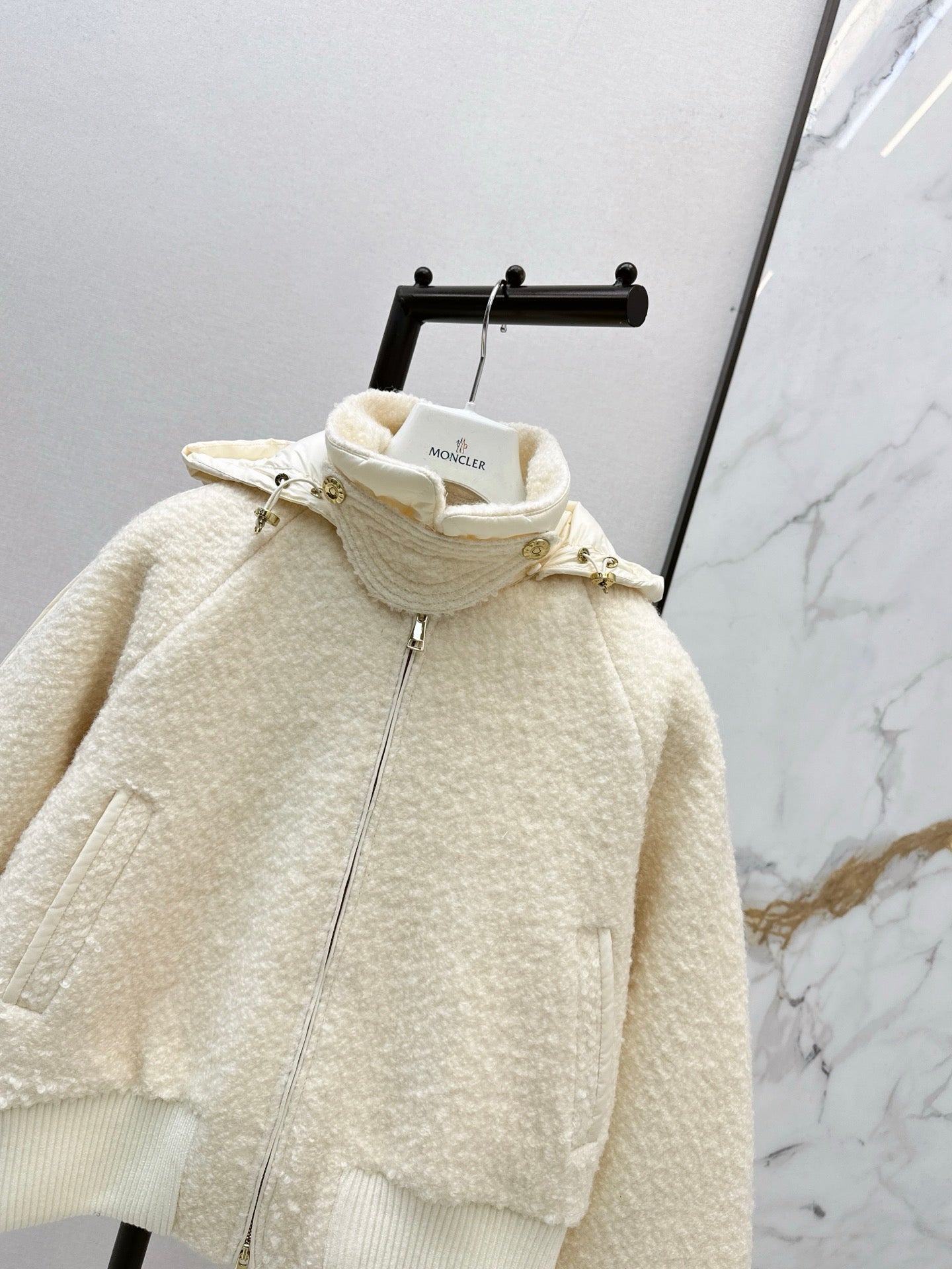 Monc NEW Hooded baseball jacket