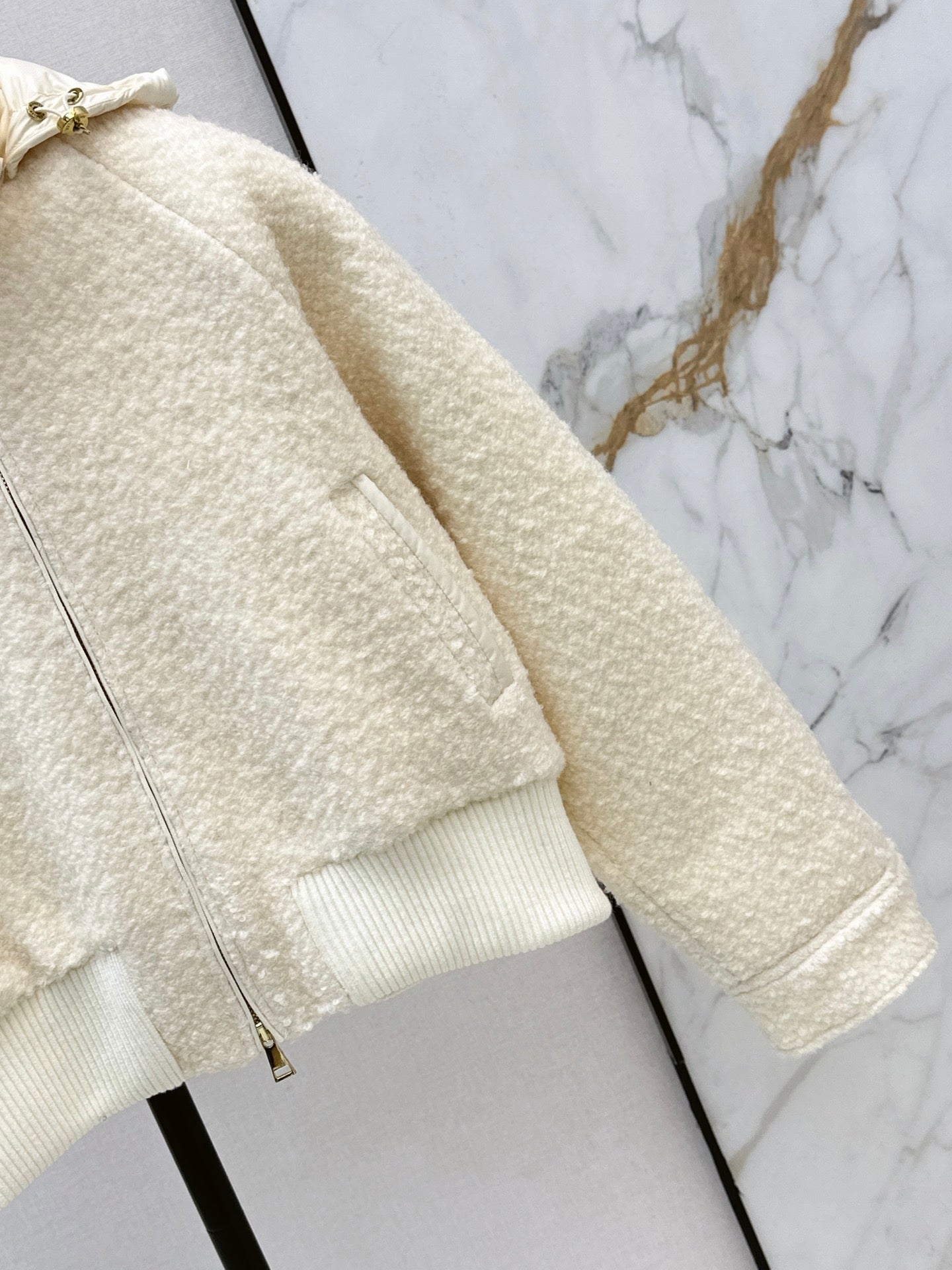 Monc NEW Hooded baseball jacket