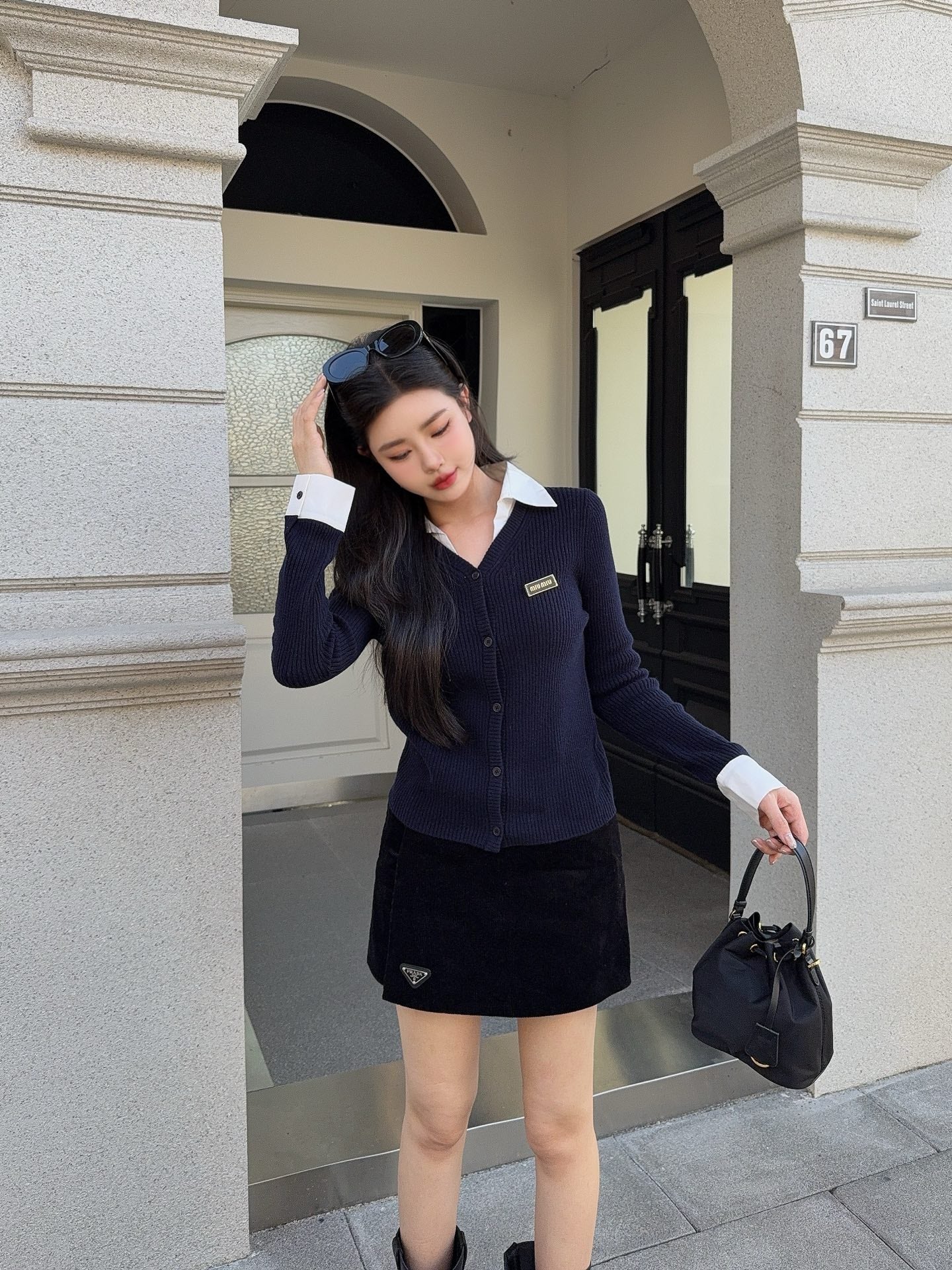 Miu NEW 2-in-1 knitwear