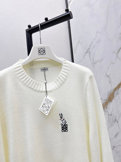 Loe NEW Embroidered sweater