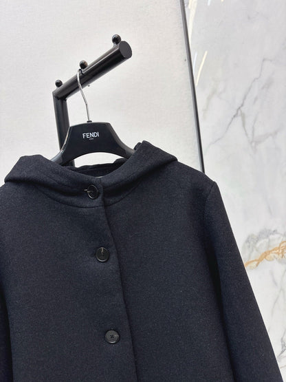 Fend NEW Detachable hooded overcoats
