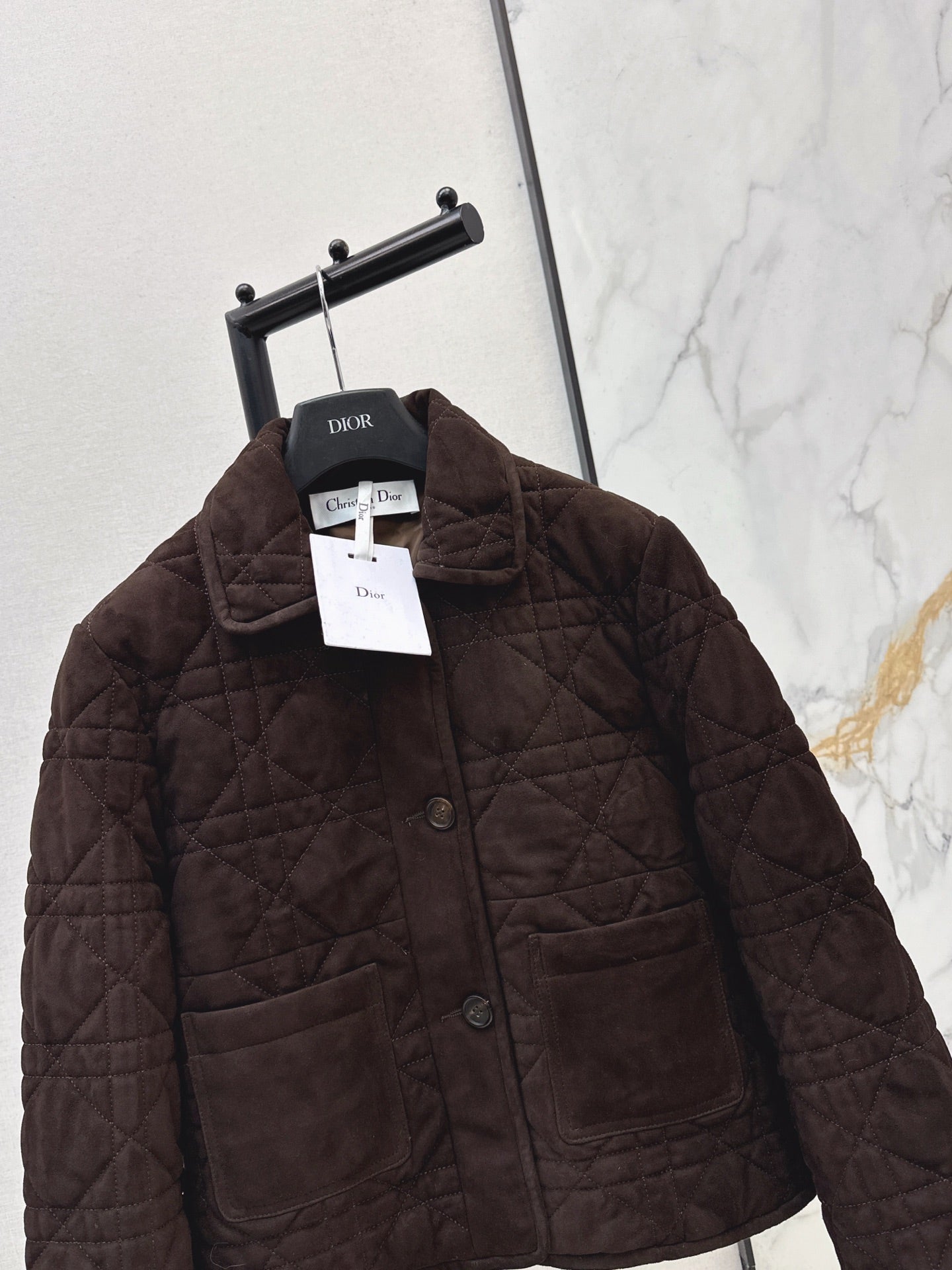 CD NEW Suede padded jacket