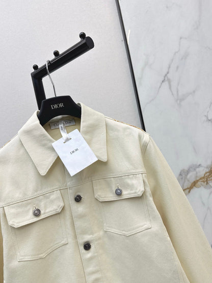 CD NEW printed denim jacket