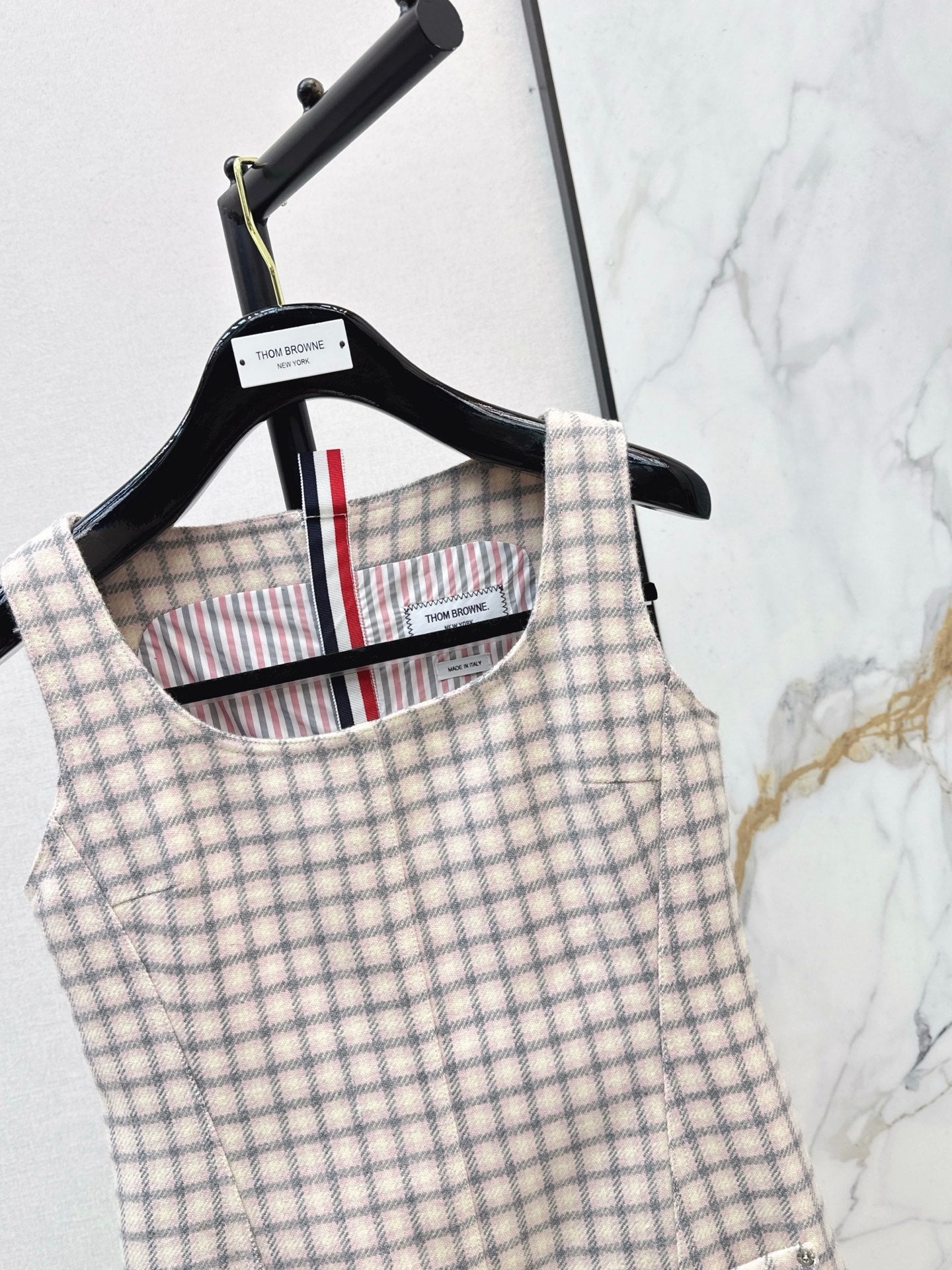 Thom NEWTweed vest dress