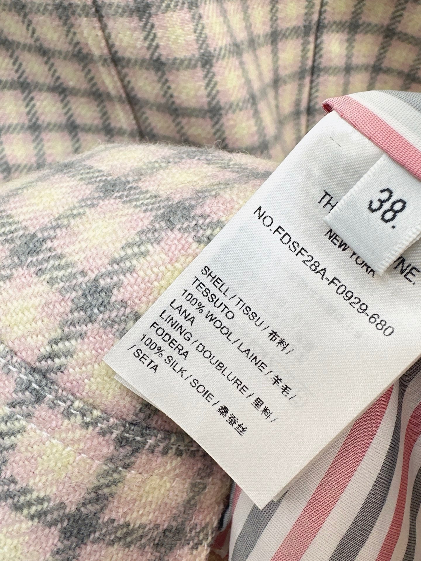 Thom NEWTweed vest dress