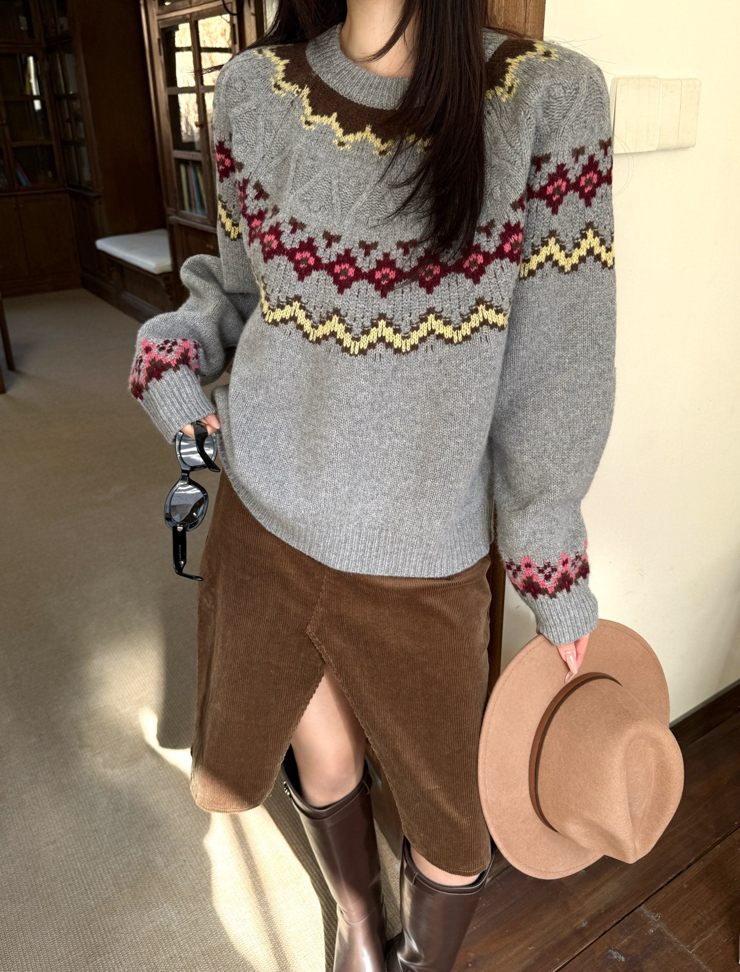 Loro NEW fair Isle knit sweaters