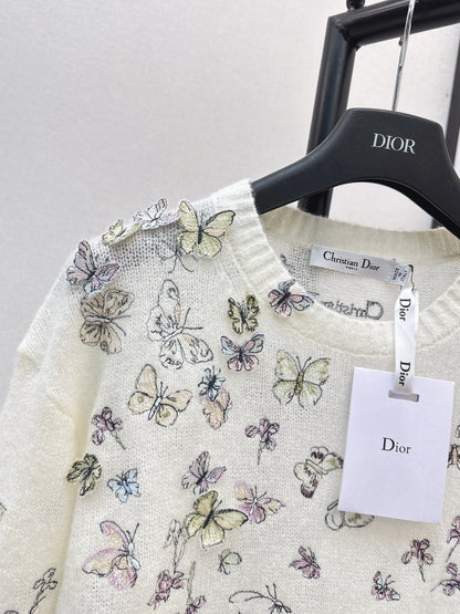 CD NEW embroidered knitwear