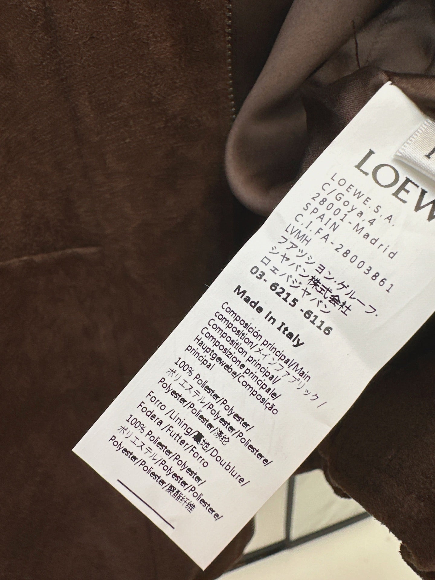 Loe NEW Suede jacket