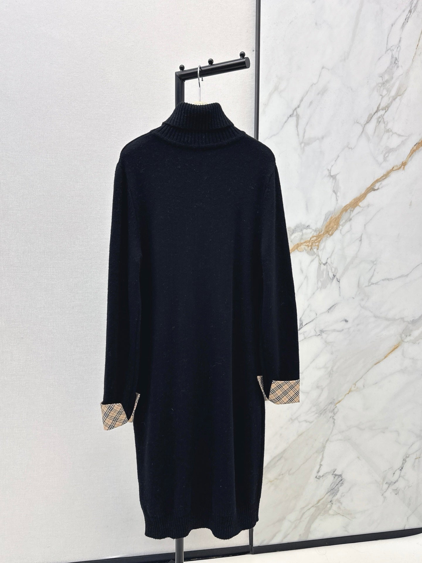 Bur NEW 2in1 contrast wool dress