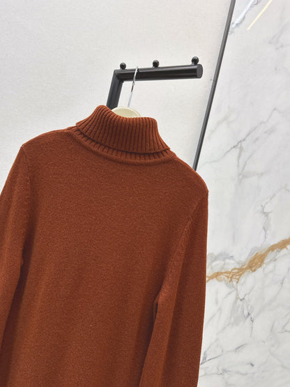 Bur NEW 2in1 contrast wool dress