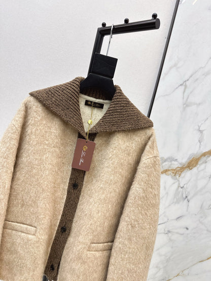 Loro NEW contrast woolen jacket
