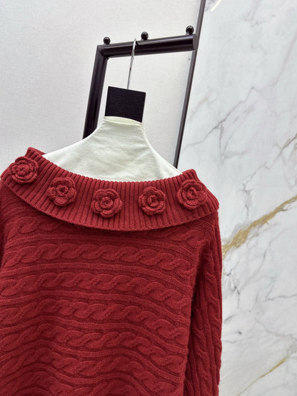 Chan NEW Off-shoulder sweater