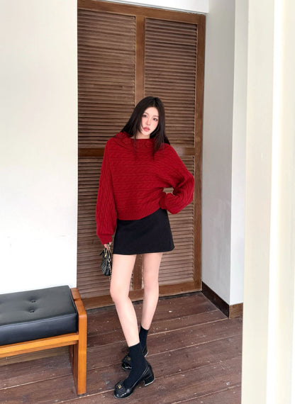 Chan NEW Off-shoulder sweater