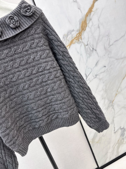 Chan NEW Off-shoulder sweater