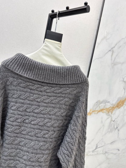 Chan NEW Off-shoulder sweater