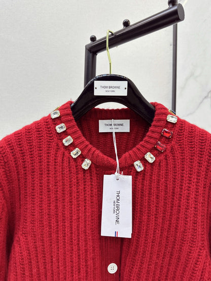 Thom NEW rhinestone knit cardigan