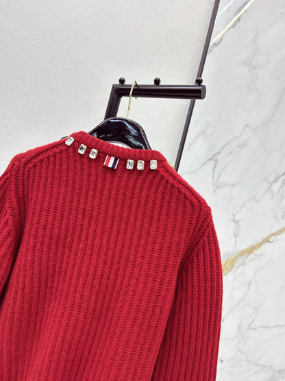 Thom NEW rhinestone knit cardigan